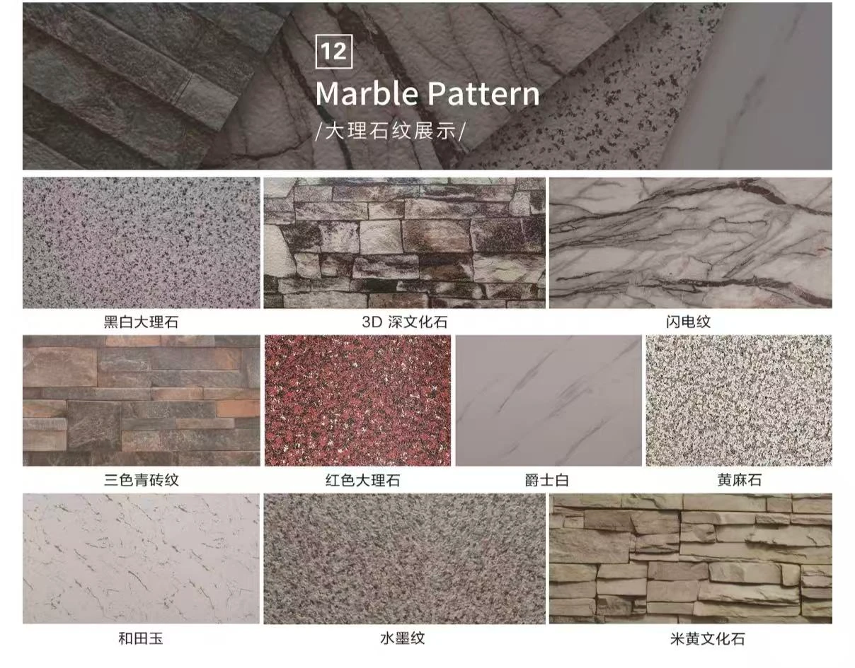 Marble Pattern color and finish reference