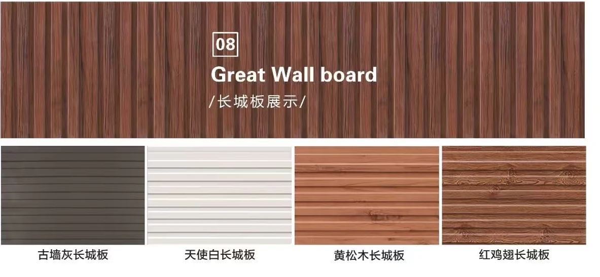 Great Wall Panel color and finish reference